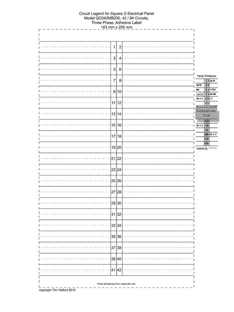 circuit breaker diagram template - Wiring Diagram and Schematics