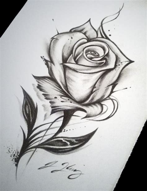 Pin by Gil A. Montalvo on Art | Rose drawing tattoo, Roses drawing, Tattoo art drawings