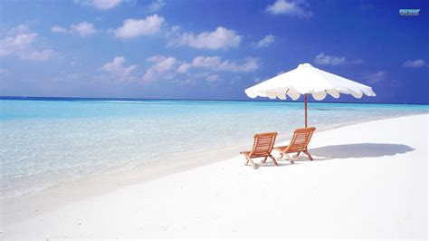 White Sand Beach Wallpaper - WallpaperSafari