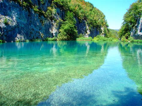 1024x600 Resolution plitvice lakes, croatia, lake 1024x600 Resolution ...