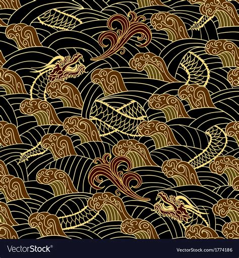 Oriental traditional seamless pattern Royalty Free Vector