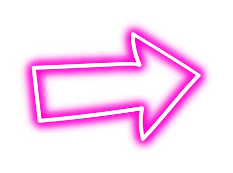 Glowing Neon Arrow Doodle Transparent PNG 15241249 PNG