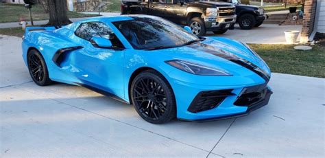 Chevrolet Corvette C8 Stingray Rapid Blue Avant Garde M520-R Wheel | Wheel Front