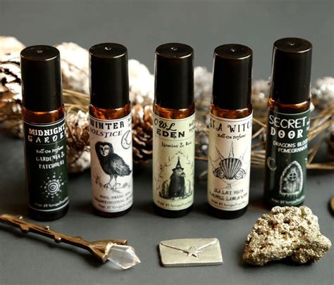 Assorted Roll on Perfume Set, Set of 5, Alcohol Free Perfume, Natural Perfume, Self Care, Small ...