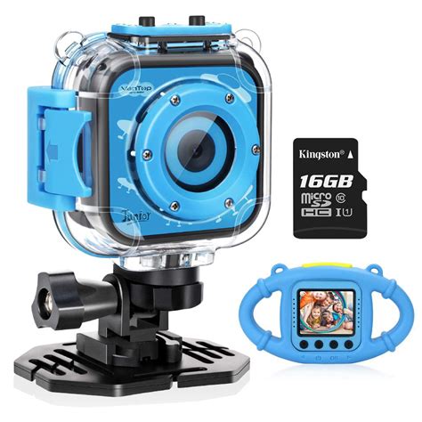 VanTop Junior K3 Kids Camera Underwater Digital Kids Action Camera 1080P Sports Camera Camcorder ...