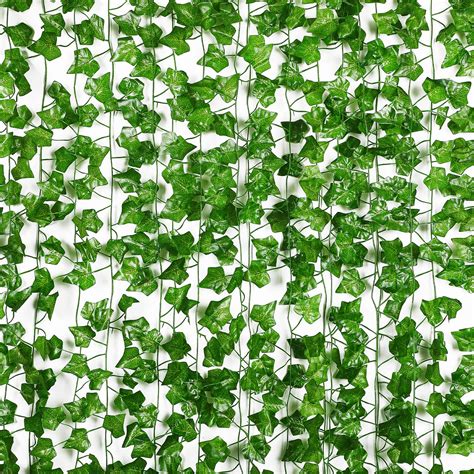 Buy BLEUM CADE 6 Strands 42Ft Fake Vines for Bedroom with Fake Leaves, Cute Artificial Hanging ...