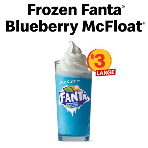 Frozen Fanta® Blueberry McFloat® | McDonald's New Zealand