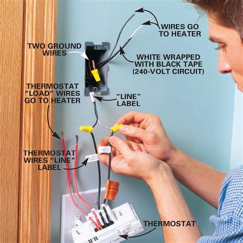 Wiring Electric Baseboard Heaters Diagram