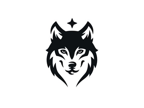 Wolf Logo Design | Wolf face drawing, Wolf silhouette, Wolf tattoo design