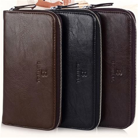 Mens Long Wallet Leather | semashow.com