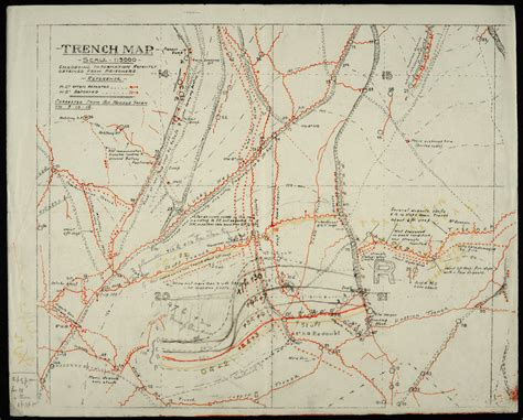 Trenches In Ww1 Map