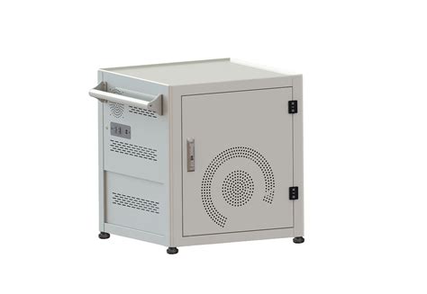 Public Wireless Two Point Lock Trolley Charging Cart Charging Vault Storage IPad Charging Cabinet