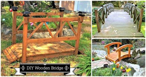 3 DIY Garden Bridge Plans Made with Wood - DIY Crafts