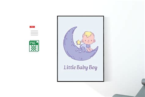 Little Baby Boy Nursery Wall Art