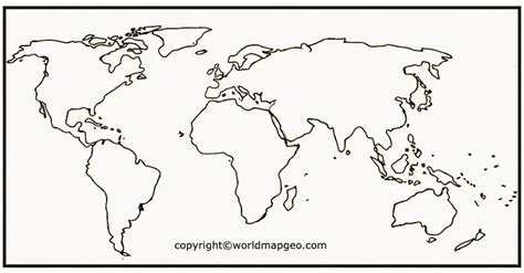 World Political Map Outline