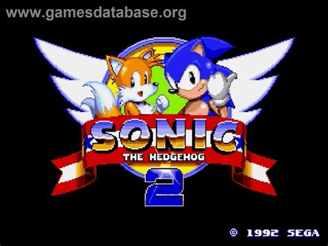 Sonic The Hedgehog 2 - Sega Genesis - Games Database