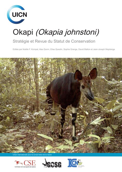 (PDF) Okapi (Okapia johnstoni) Strategie et Revue du Statut de Conservation