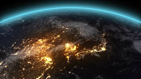 4K Earth Night Asia, Motion Graphics | VideoHive