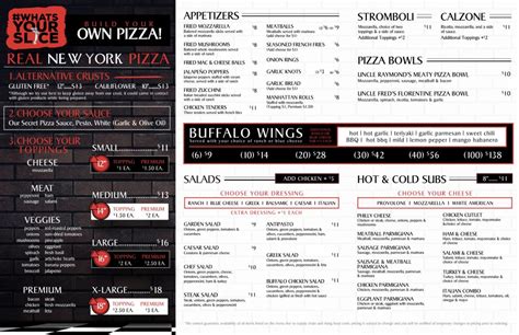 MENU - NY NY Pizza