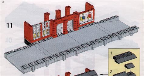 Old LEGO® Instructions | letsbuilditagain.com Lego Train Station, Train Stations, Lego ...