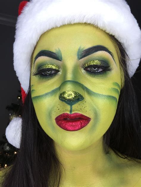 The Grinch Makeup | Makeup, The grinch makeup, Halloween face makeup