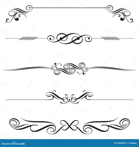 Horizontal Elements Decoration Stock Photos - Image: 4430493