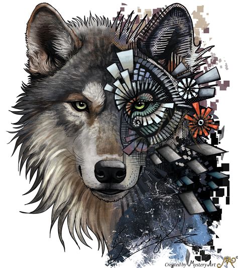 ArtStation - Wolf face, Sunniva Myster | Wolf face, Wolf artwork, Wolf warriors