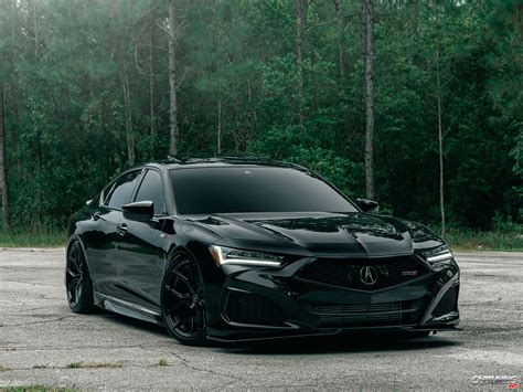 Slammed Acura TLX, front