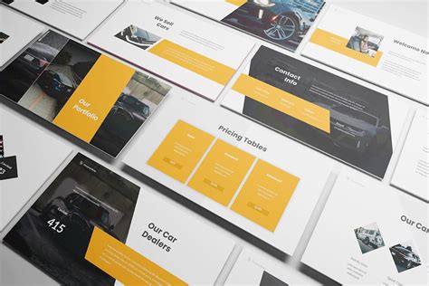 Car Dealership Powerpoint Template - Design Template Place