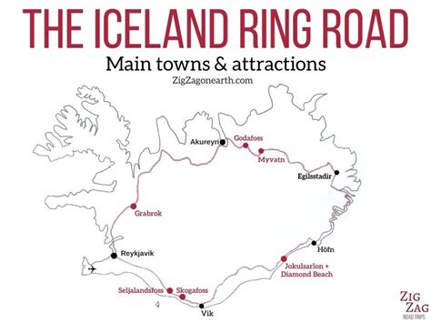 iceland ring road map