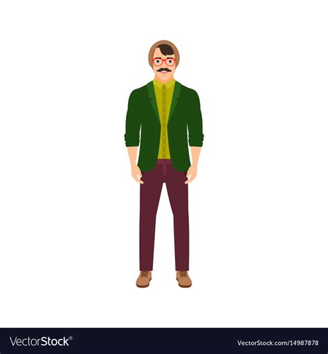 Musician man isolated icon Royalty Free Vector Image