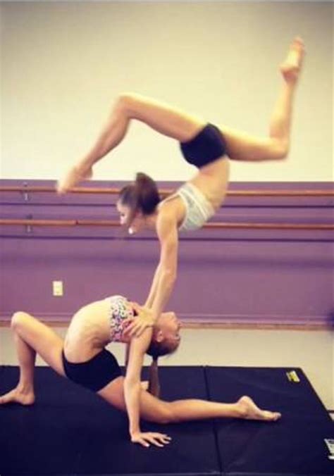 2 people acro tricks - Google search | Acro yoga poses, Acro dance, Acrobatic gymnastics