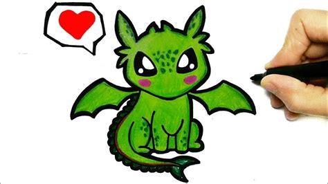 The Best 22 Easy Adorable Cute Dragon Drawings - factsomeonecolor