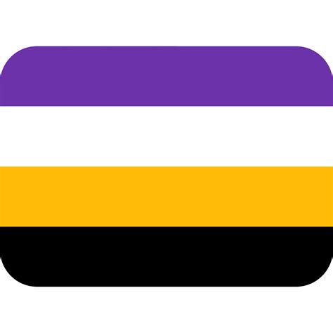 Non Binary Flag Emoji