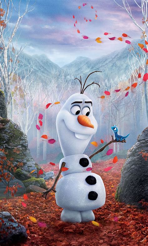 1280x2120 Happy Snowman, Olaf, Frozen 2, movie, 2019 wallpaper | Frozen ...