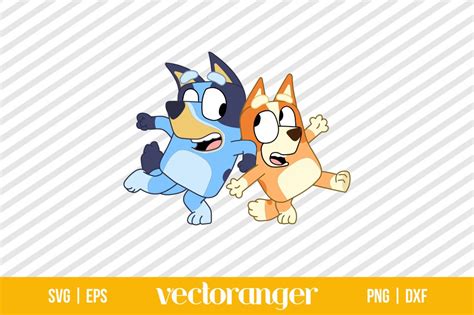 Bluey And Bingo SVG | Vectoranger