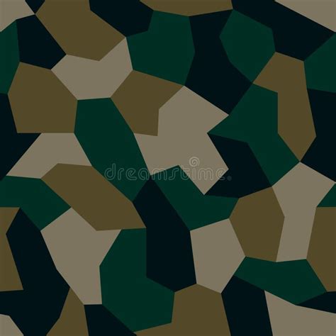 Geometric Camouflage. Modern Urban Camo Print for Fabric. Green Polygon Camo Pattern, Abstract ...