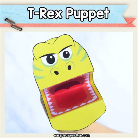 T-Rex Puppet Printable – Easy Peasy and Fun Membership