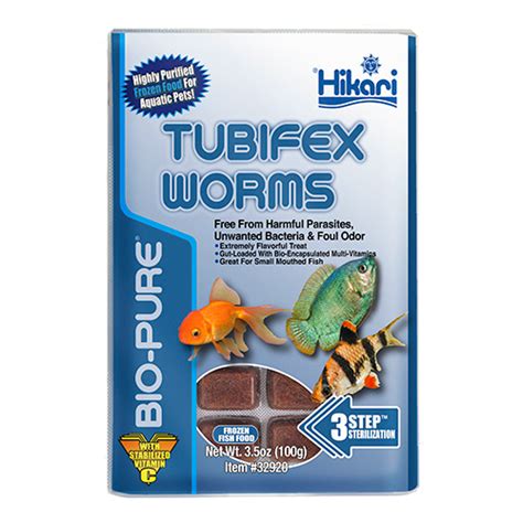 Frozen Tubifex Worms - Hikari Sales USA