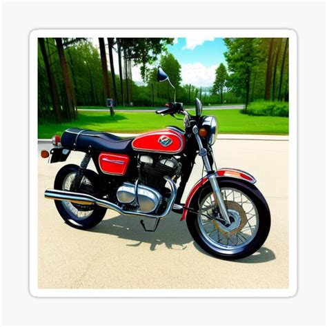 "Vintage Motorcycle Art" Sticker for Sale by BAYFAIRE | Redbubble