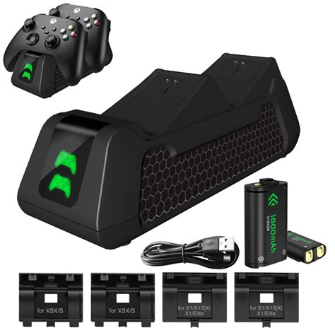 Controller Charger Station for Xbox Series X|S/Xbox One, Controller Charging Station with 2 x ...