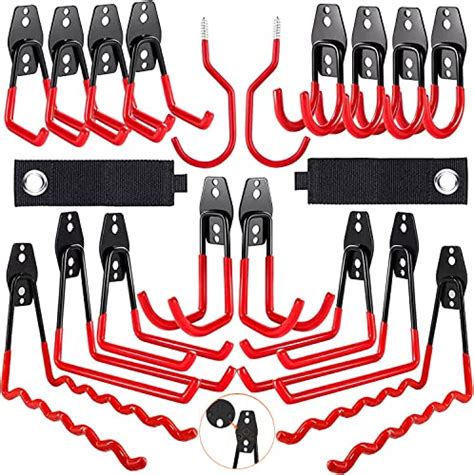 3-H Garage Storage Hooks,Garage Hooks Heavy Duty,Garage Hooks 20 Pack with 3 Welding Spot for ...