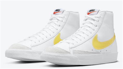 Nike Blazer Mid Yellow Swoosh | Where To Buy | DJ3050-101 | The Sole Womens