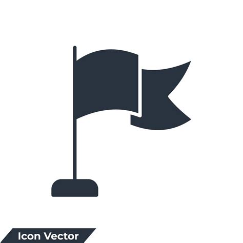 flag icon logo vector illustration. flag symbol template for graphic and web design collection ...