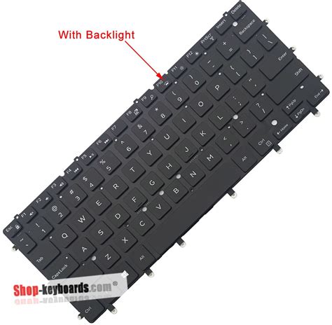 Replacement Dell XPS 13 9350 laptop keyboards with High Quality from ...