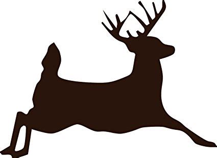 Deer Jumping Silhouette at GetDrawings | Free download