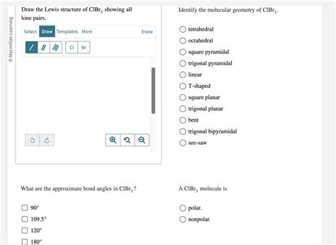 Solved Draw the Lewis structure of ClBr3 showing all Inna | Chegg.com