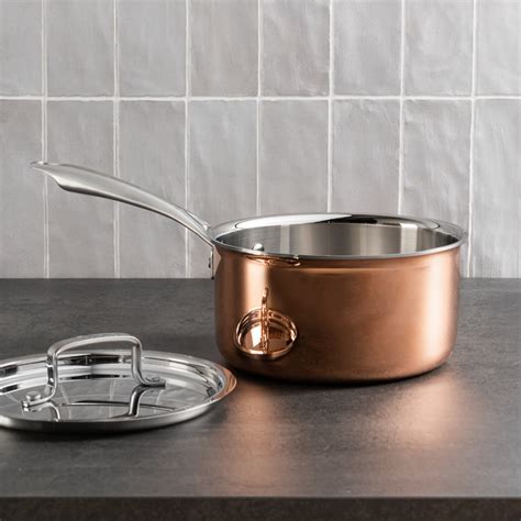 Cuisinart Tri Ply Stainless Steel 8 Piece Copper Cookware Set