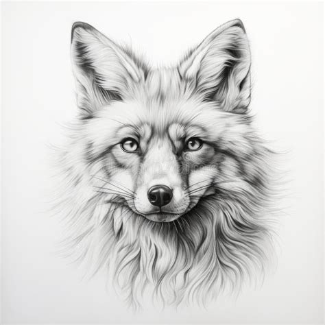 Realistic Fox Drawing Stock Illustrations – 1,600 Realistic Fox Drawing ...