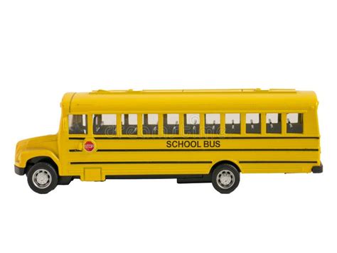 The School Bus on White Background Isolation Image for Education Concept Stock Photo - Image of ...